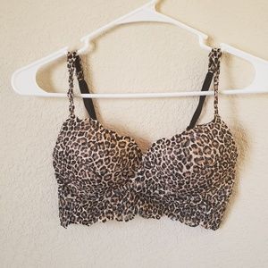 Victoria's Secret PINK Cheetah Push-Up Bralette